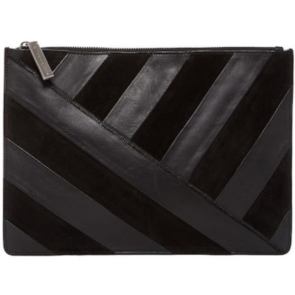 Alice + Olivia Handbags - ❌HOLD❌alice + olivia Suede & Leather Striped